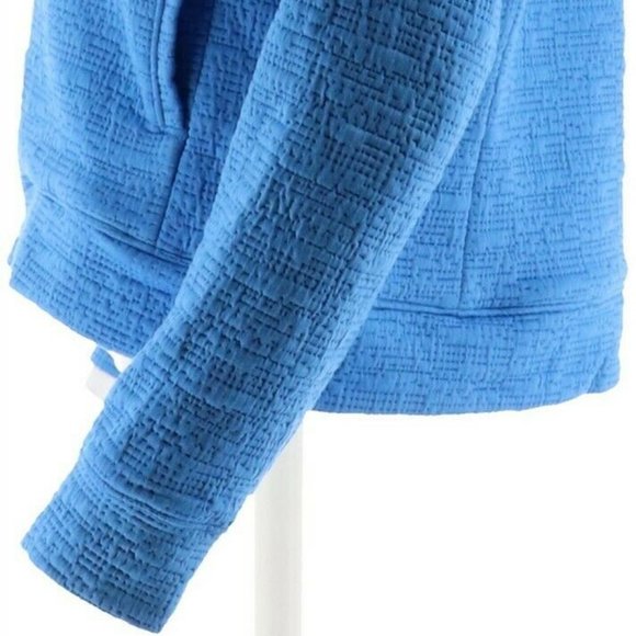 NWT H BY HALSTON LIGHTWEIGHT TEXTURED BOMBER JACKET 8 - Picture 5 of 10